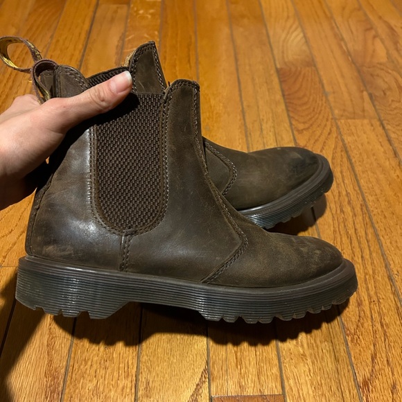 Dr. Martens 2976 BROWN LEATHER CHELSEA BOOTS sz US 5 - Picture 4 of 7